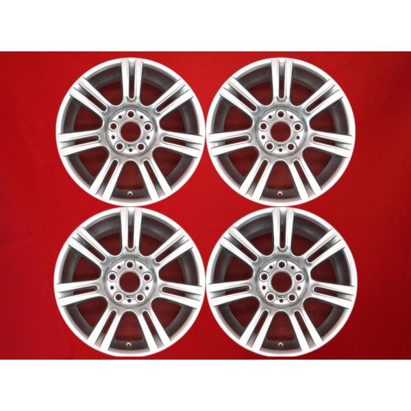 BMW 3シリーズ E90 純正 Mダブルスポークスタイリング194 中古ホイール 4本 8/8.5J 17インチ PCD120 5穴 +34/+37 ハブ72