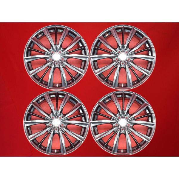 Weds LEONIS ウェッズ レオニス VX 社外ホイール 18インチ 4本 7J5HPCD100+47 プリウス レガシィ インプレッサ等　(SHH022) WEDS ウェッズ LEONIS レオニス VX 7J 18インチ PCD100 5穴 +47 ハブ73