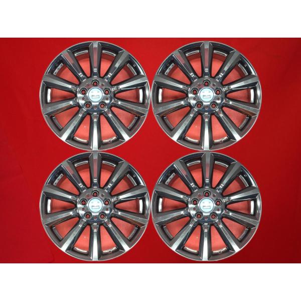 TRD TF6 18インチ アルミホイール 225/50R18 4本セット 再塗装品 ブラック TRD TF6 中古ホイール 4本 7.5J 18インチ PCD114.3