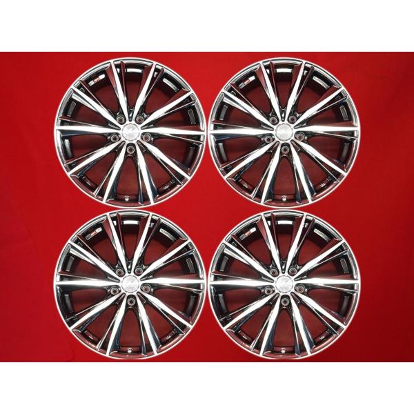 WEDS LEONIS レオニス WX 中古ホイール 4本 8J 18インチ PCD114.3 5穴 