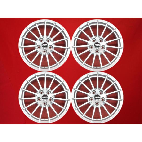 鍛造合金 軽量 1本8.5kg AUDI アウディ A4 S4 A5 S5 8W 純正 中古ホイール 4本 7.5J 17インチ PCD112 5穴 +29 ハ