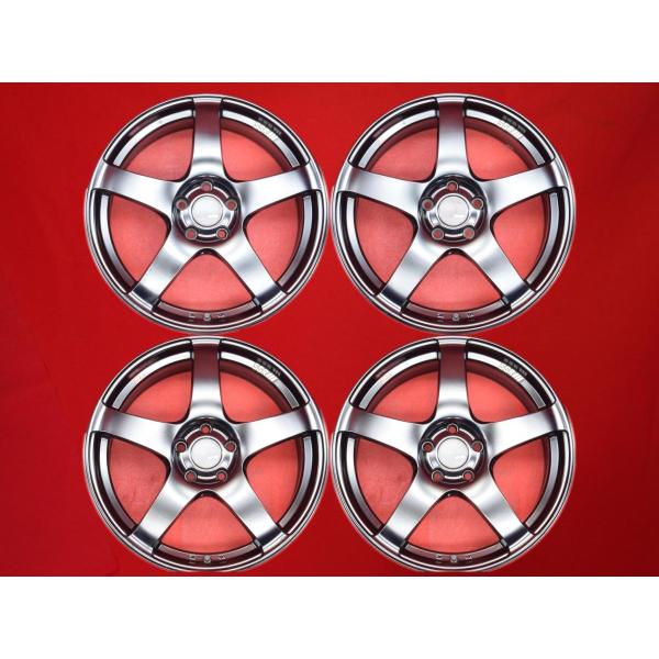 軽量 1本10.2kg SSR GTV 01 中古ホイール 4本 8J 18インチ PCD112 5穴