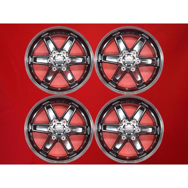 WEDS KEELER TACTICS タクティクス 中古ホイール 4本 8J 17インチ