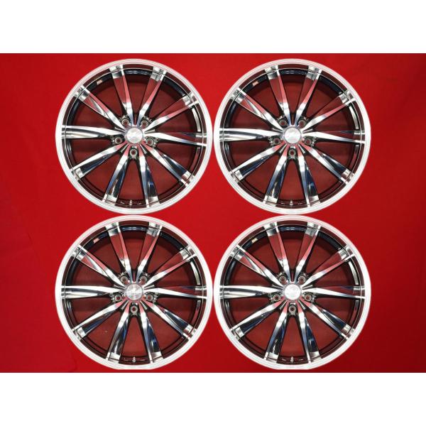 WEDS ウェッズ レオニス CX 中古ホイール 4本 8J 19インチ PCD114.3 5