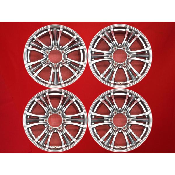 BAZALT バザルト X TYPE2 中古ホイール 4本 7.5J 17インチ PCD139.7 6 