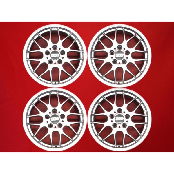 BBS RX RX204 中古ホイール 4本 8J 17インチ PCD120 5穴 +38 ハブ72.5 BMW 3シリーズ E90/E91 等へ aa17