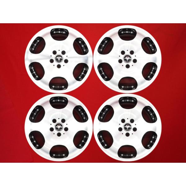 WORK RYVER レイバー ツーリング DT-4 中古ホイール 4本 7.5J 18インチ
