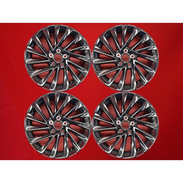 再塗装品 黒 LEXUS レクサス ES300h AXZH10 純正 中古ホイール 4本 8J 18インチ PCD114.3 5穴 +45 ハブ60 カムリ70