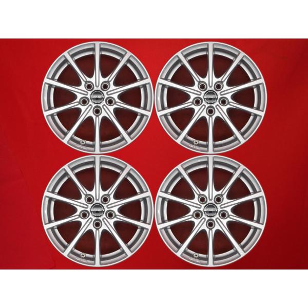 ボルベット BORBET 16インチ 7J スタンス ヘラフラ USDM BORBET ボルベット PREMIUM プレミアム BS5 中古ホイール 4本 7J 16