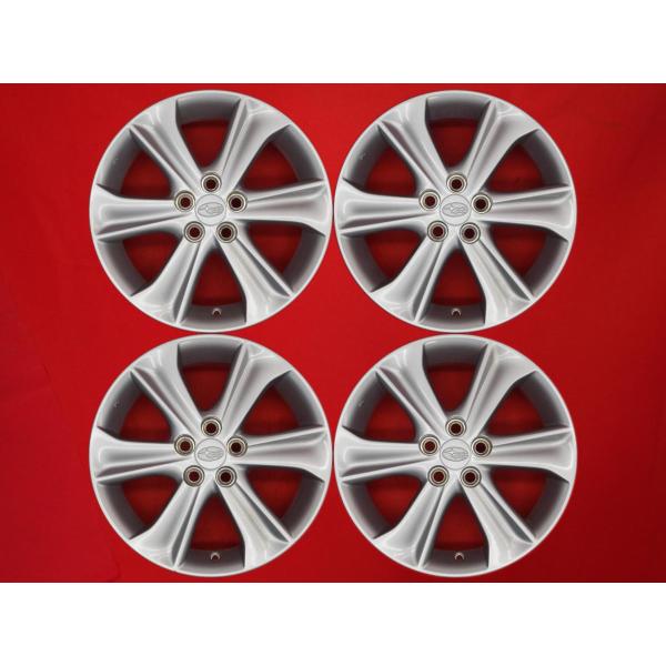 SUBARU スバル トレジア NCP120 1.5i-S 純正 ホイール 4本 5.5J-16 PCD100 5穴 +39 ハブ54 aa16