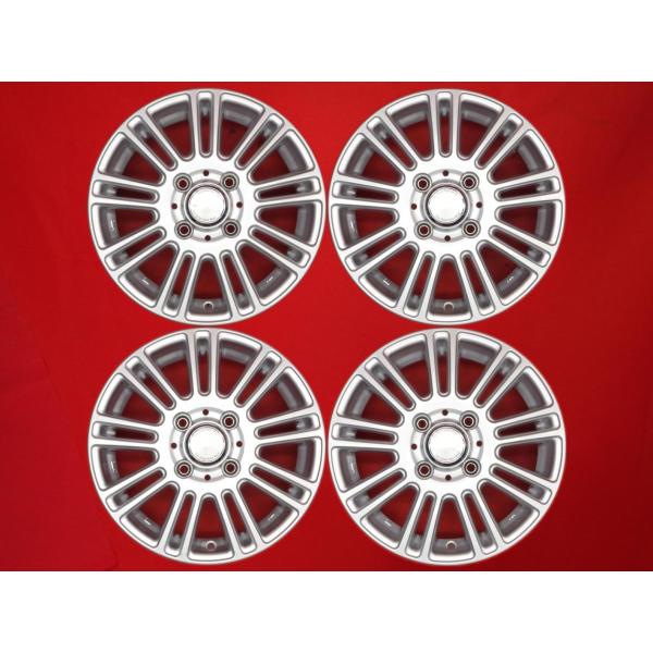 激レア♪13インチ新品未使用メッキホイール4本☆ TAGMAYER- 中古ホイール 4本 4J 13インチ PCD100 4穴 +42 ハブ67 N-BOX