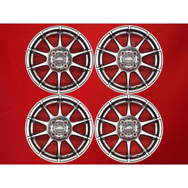 シュナイダー StaG スタッグ 中古ホイール 4本 5.5J 14インチ PCD100 4