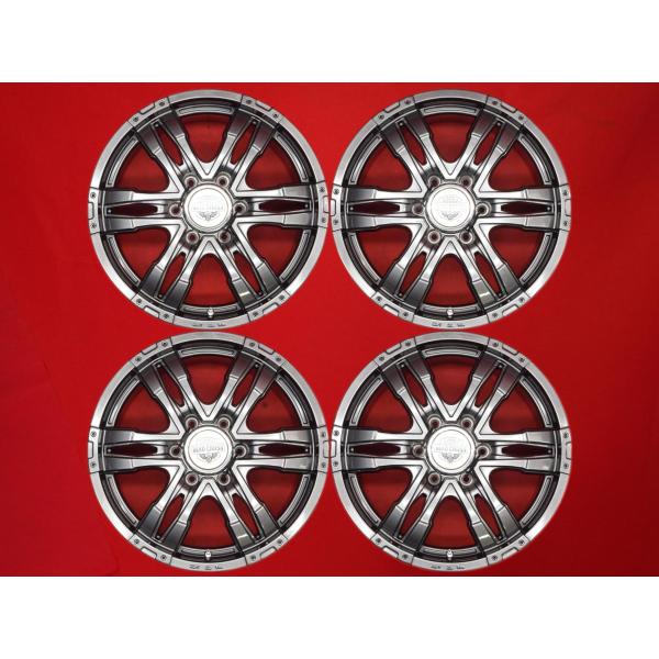MAD CROSS マッドクロス WOLF 6X2 SPOKE DESING 中古ホイール 4本 8J