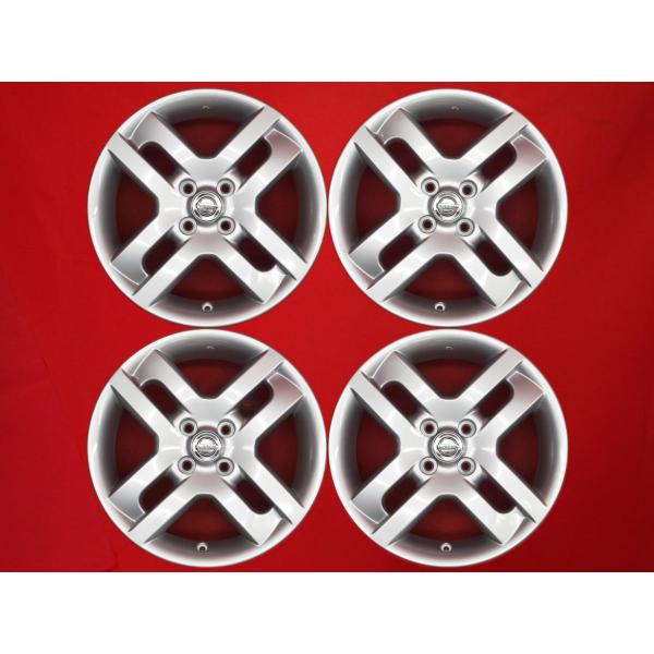 【中古】 CUBE / DBS3 NISSAN ニッサン キューブ Z12 15G 純正 中古ホイール 4本 6J 16
