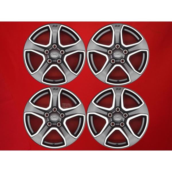 古いジープ などに　ホイールのみ4本 JEEP ジープ コンパス MK系 純正 中古ホイール 4本 7J 18インチ PCD114