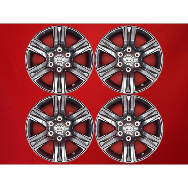 値下げしましたTOYOTA ハイラックスz後期型 純正アルミホイール4本セット
