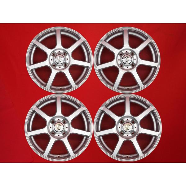 Weds Treffer ウェッズ トレファー 社外ホイール 15インチ 4本 4J/5J4HPCD100+35 ミツビシ アイ用　(MHA582)クレジットカード QRコード決済可能 WEDS ウェッズ Treffer ZR 中古ホイール 4本 4/5J 15インチ PCD100 4穴