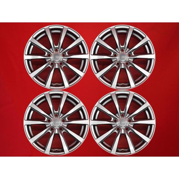 GRASS ZX 15×6.5J 5穴 pcd100 ET40ハブ径54㍉4本 GRASS ZX 中古