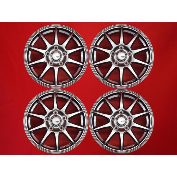 SPORT ABELIA 中古ホイール 4本 6J 15インチ PCD114.3 5穴 +53 ハブ73
