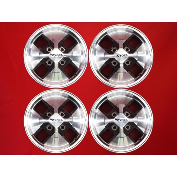 絶版 希少 トヨタ 純正 中古ホイール 4本 5.5J 14inch PCD114.3 4穴 + 