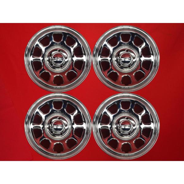 MLJ DAYTONA SS 中古ホイール 4本 7J 16インチ PCD114.3 5穴 +35 ハブ 