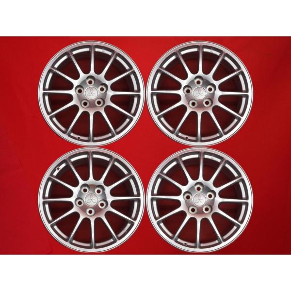 タイヤ未走行【MAZZINI ECO 605 PLUS 245/40ZR18】夏タイヤ【三菱 ランエボ10 純正ホイール 8.5J5HPCD114.3+38】　(VTJ695) MITSUBISHI ミツビシ ランサー エボリューション 10 X 純正 中古