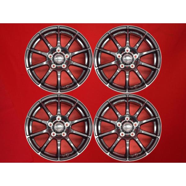 1本7.3kg シュナイダー StaG スタッグ 中古ホイール 4本 6.5J 16インチ