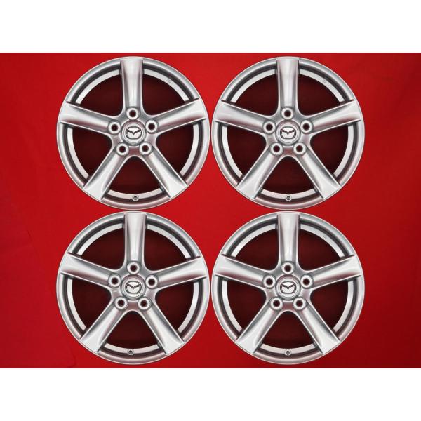 ◆終了◆純正アルミホイール マツダ NCEC ロードスター  7.0J-17 +55 5H 114.3 中古4本セット MAZDA マツダ ロードスター NCEC 純正 中古ホイール 4本 6.5J 16インチ