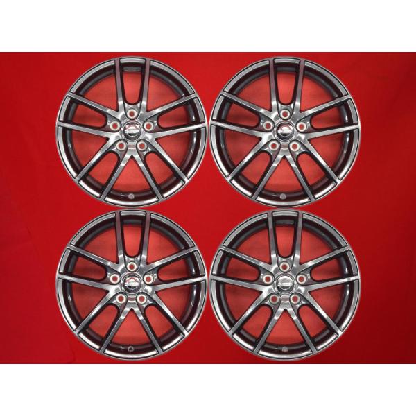 NISSAN 17インチ 5スポークホイール NISSAN ニッサン 純正 5本エアロスポーク ホイール 4本 7J-17 PCD114.3