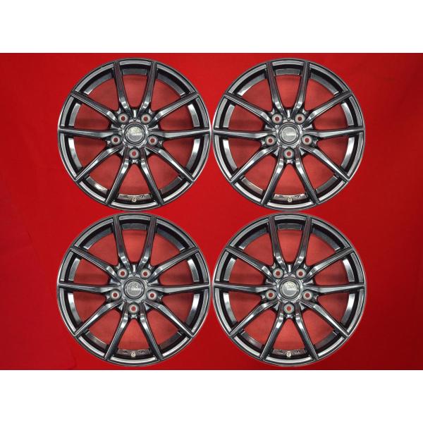 DUNLOP PRD 社外ホイール 16インチ 4本 6.5J5HPCD114.3+53 ヴォクシー ノア ステップワゴン等　(MHZ207) クレジットカード QRコード決済可能 激安 4本セット】トヨタ ヴォクシー/ノア 60系 純正 アルミホイール