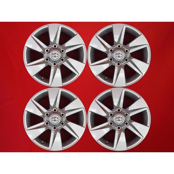 ランクルプラド150 後期17インチ 純正ホイール トヨタ（TOYOTA） 即納 美品 4本 150系 ランクル プラド 後期 純正 17