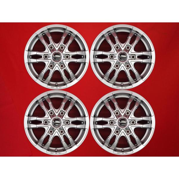ハイエース等に！BISON バイソン　BN-03　15インチ6J未使用アルミ4本 taiheishopping_a052607733