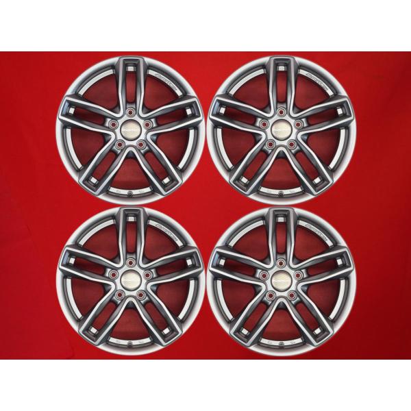 EUROTECH ユーロテック GAYA5 ガヤ5 中古ホイール 4本 6.5J PCD108 5穴 +48 ハブ65 ボルボ V40 S60 V60 V70 