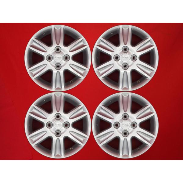 SUBARU スバル ステラ 純正 中古ホイール 4本 4.5J 14インチ PCD100 4穴 +45 ハブ54 aa14