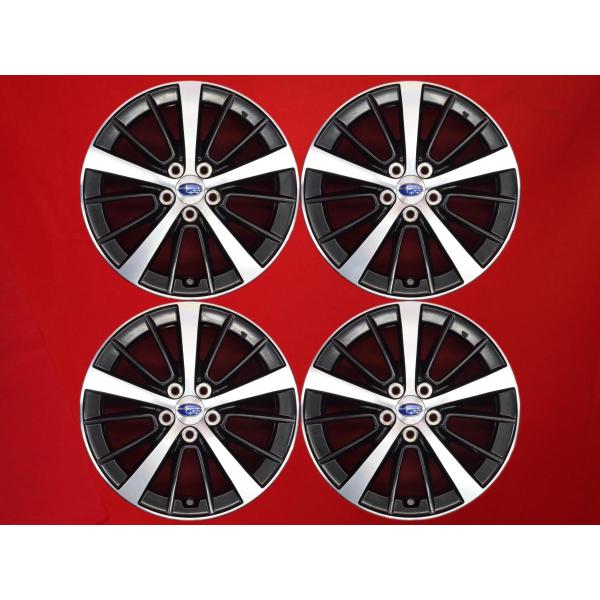 SUBARU スバル インプレッサスポーツ GT2/GT3 1.6i-L 純正 中古ホイール 4本 6.5J 16インチ PCD100 5穴 +55 ハブ56 