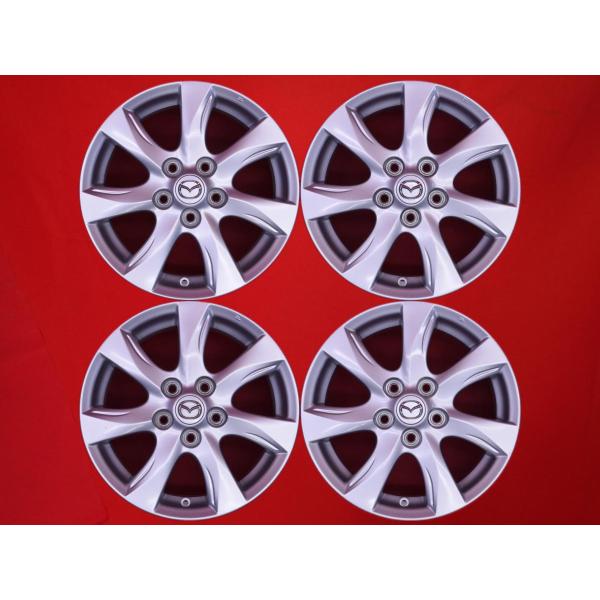 MAZDA マツダ アクセラスポーツ 20S BLEFW 純正 中古ホイール 4本 6.5J 16インチ PCD114.3 5穴 +50 ハブ67 aa16