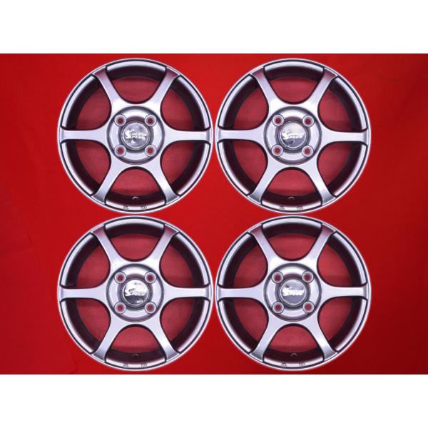 Superior Speed 中古ホイール 4本 4.5J 13インチ PCD100 4穴 +43 ハブ