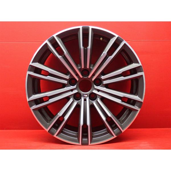 中古品 アルミホイール 1本 BMW 3シリーズ G20 G21 純正 ダブルスポークスタイリング790M 7.5J 18インチ PCD112 5穴 +25 ハ