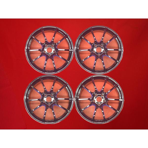軽量 FR車 ウェッズスポーツ SA-55M 中古品 アルミホイール 4本 8/9J 19インチ PCD114.3 5穴 +35/+45 ハブ73 レクサスRC