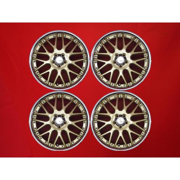 WORK ワーク LANVEC ランベック LM1 中古品 アルミホイール 4本 7.5J