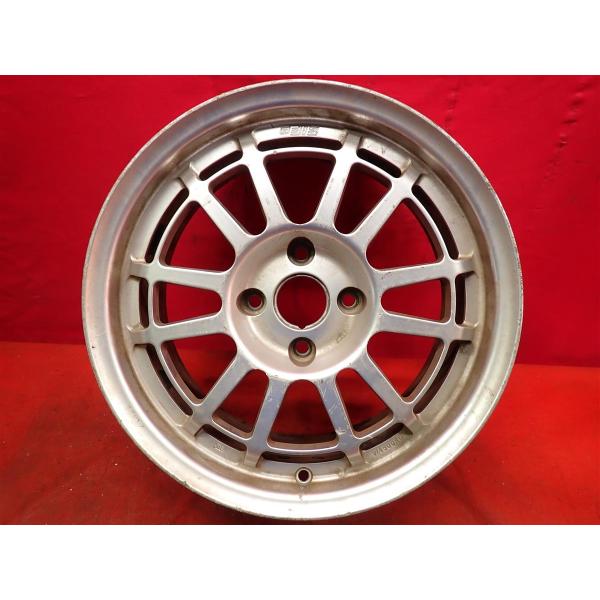 中古品 アルミホイール 1本 SiFo シーフォ 6Wスポーク 7J 15インチ PCD100 4穴 +36 ハブ径Φ60 ルノー ルーテシア トゥインゴ 等 