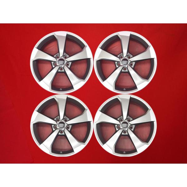 AUDI アウディ RS3 8V スポーツバック 純正 5エアロスポーク 中古品 アルミホイール 4本 8J 19インチ PCD112 5穴 +49 ハブ径Φ5