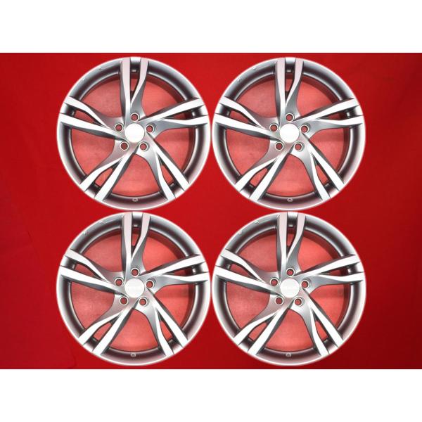MAK マック STOCKHOLM ストックホルム 中古品 アルミホイール 4本 7.5J 18インチ PCD108 5穴 +50 ハブ径63 ボルボ V70 