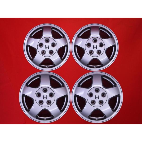 絶版 希少 HONDA ホンダ NSX NA1 純正 中古品 アルミホイール 4本 6.5/8J 15/16インチ PCD114.3 5穴 +55/+60 ハブ