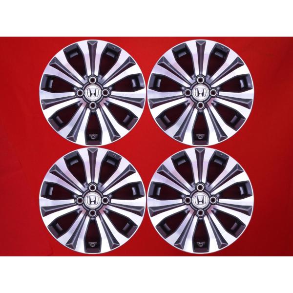 HONDA ホンダ フリード ハイブリッド 純正 中古品 アルミホイール 4本 5.5J 15インチ PCD100 4穴 +50 ハブ径Φ56 aa15