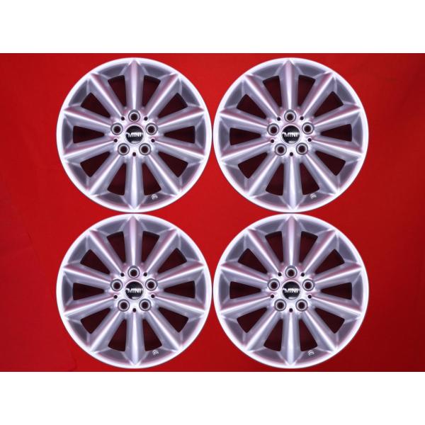 MINI ミニ クラブマン F54 純正 ベントスポーク 518 中古品 アルミホイール 4本 7.5J 17インチ PCD112 5穴 +54 ハブ径Φ66.