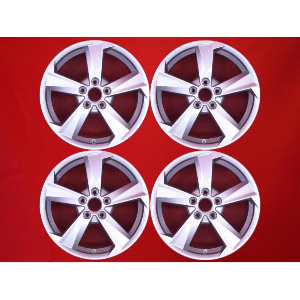 AUDI アウディ Q2純正 5アームスターデザイン 中古品 アルミホイール 4本 7J 17インチ PCD112 5穴 +45 ハブ径Φ57 81A60102