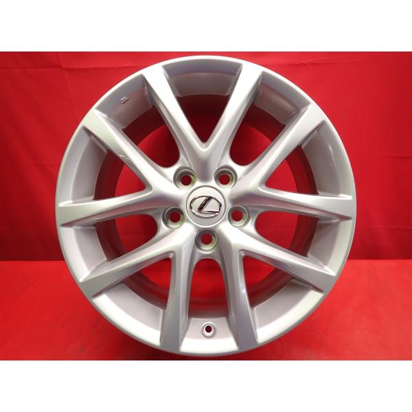 中古品 アルミホイール 1本 レクサス IS GSE30系 純正 8J 17インチ PCD114.3 5穴 +45 ハブ径Φ60 ja17