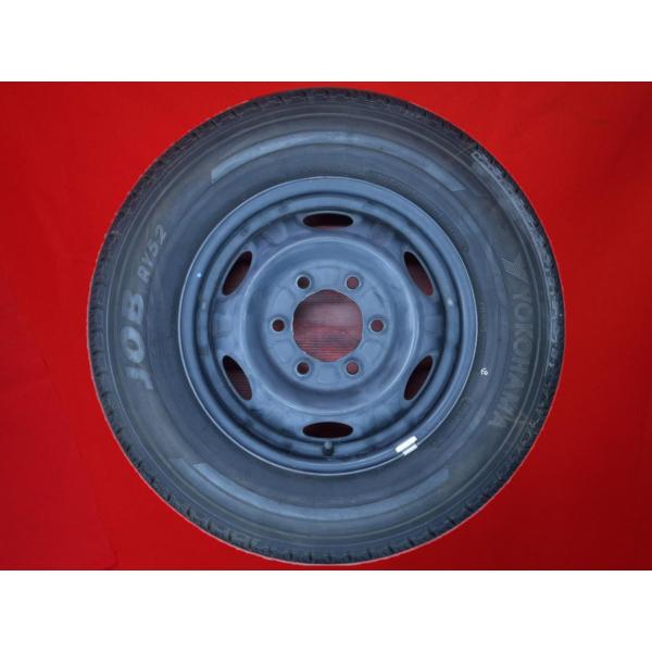 ヨコハマRY52 195/80R15 キャラバン純正鉄ホイール4本