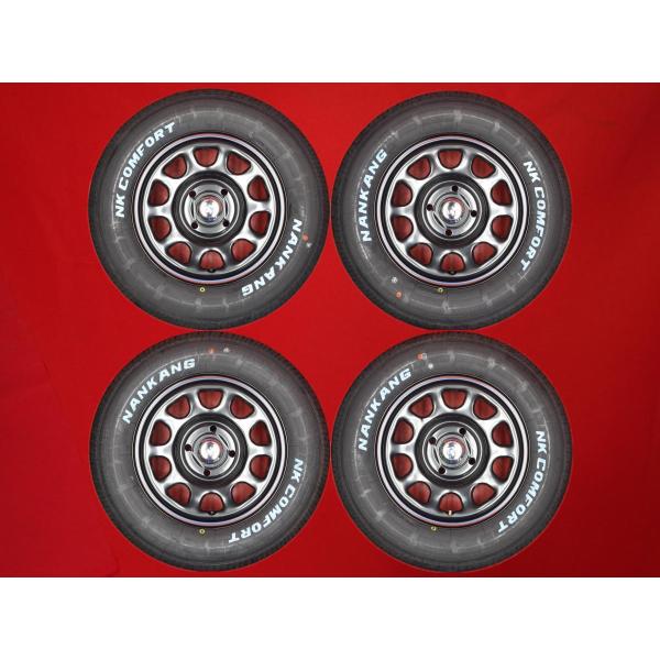 TTD 13【⭐︎ プチタ〜ク様⭐︎】【美品・数量限定】 ☆ TTD スチール (RED&BLUEライン有) 5J-14 PCD114.3 4穴 +38 ハブ68 +